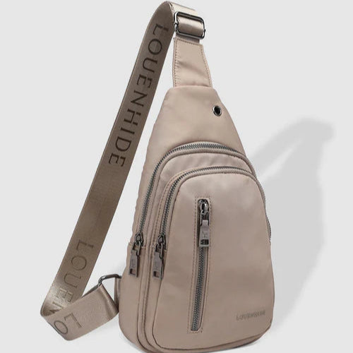 Louenhide Boyd Beige Nylon Sling Bag
