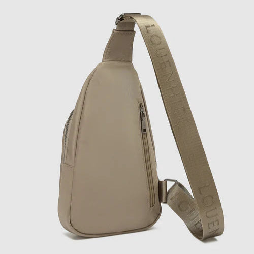 Louenhide Boyd Beige Nylon Sling Bag