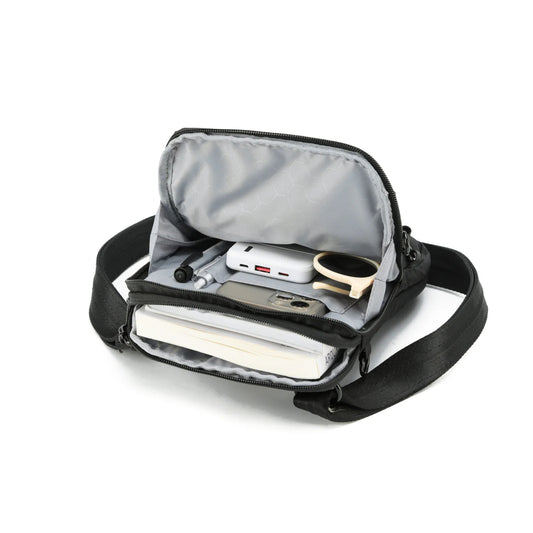 Anti-Theft Cross Body Shoulder Bag - Black