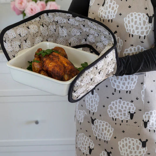 Grey sheep heavy drill cotton apron