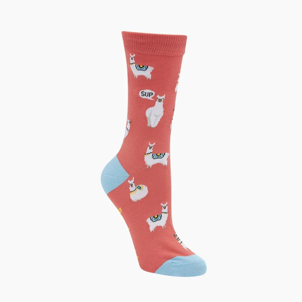 Llama socks melon