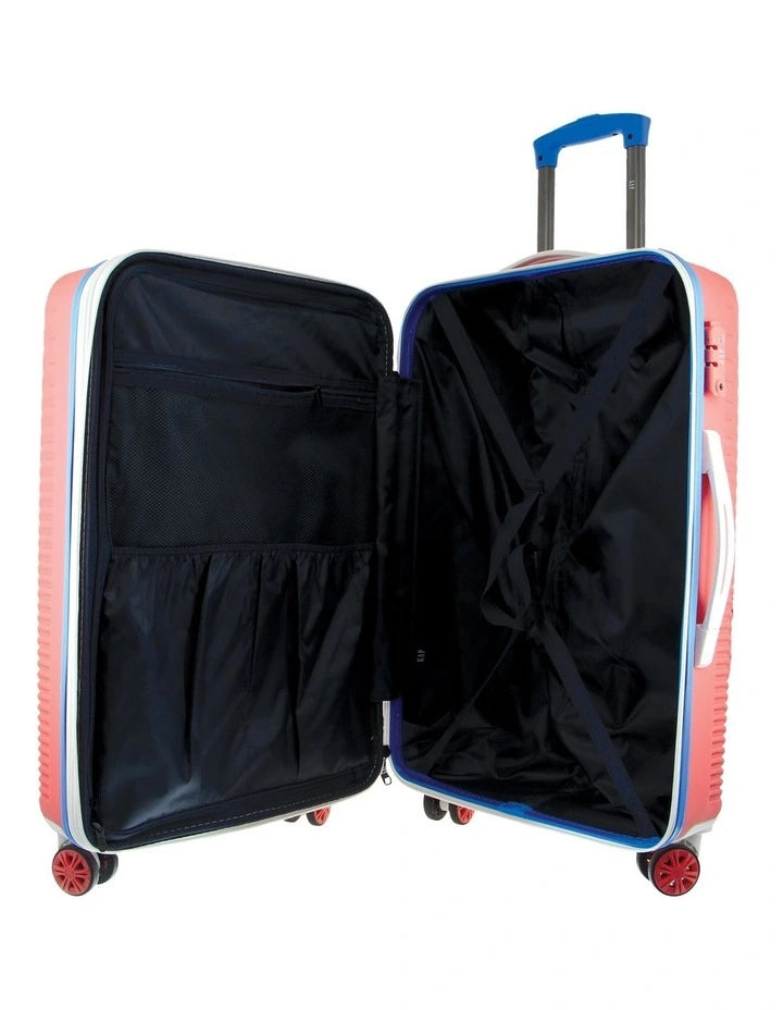 Gap Stripe Medium Suitcase - Hard Shell Luggage with TSA Lock and 360° Double Wheels."