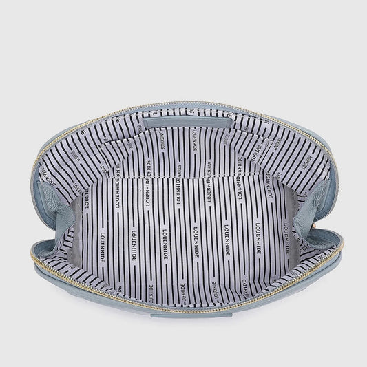 Louenhide Greta Dusty Blue Makeup Bag