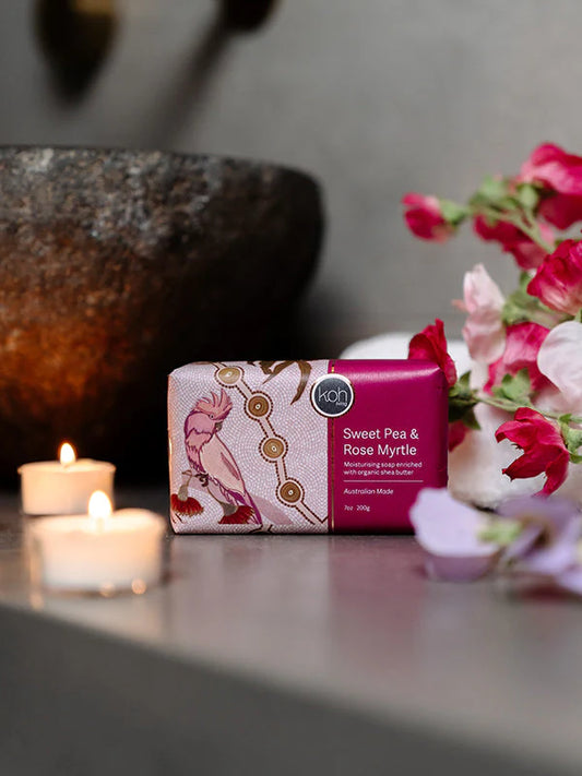 Sweet Pea & Rose Myrtle Soap