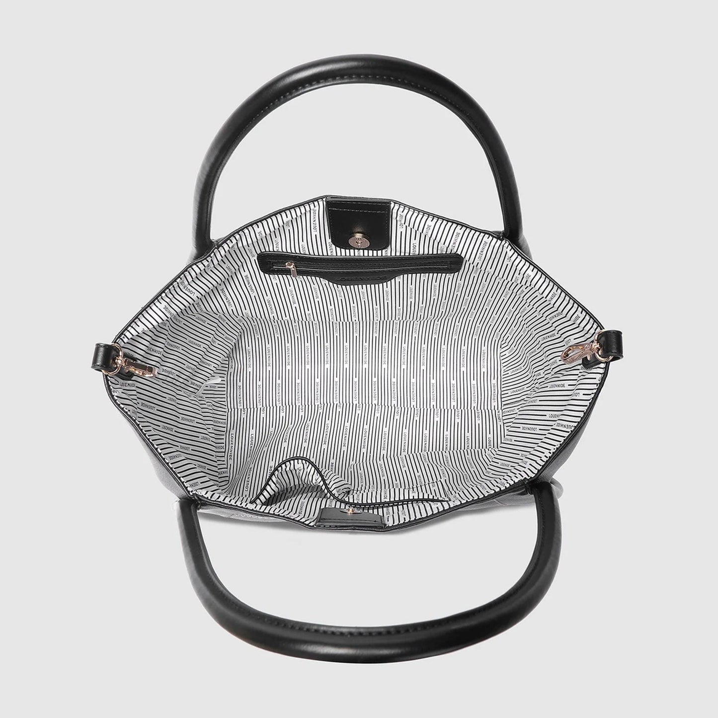 Louenhide Sutton Shoulder Bag Black interior view