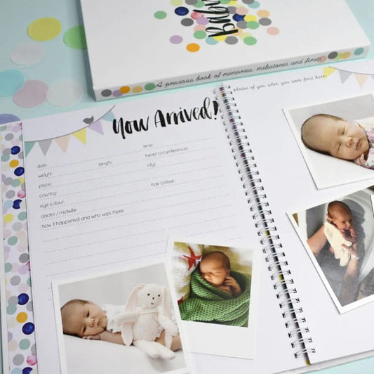 Rhicreative Baby Keepsake Book – ‘The Story of You’ Memory Journal