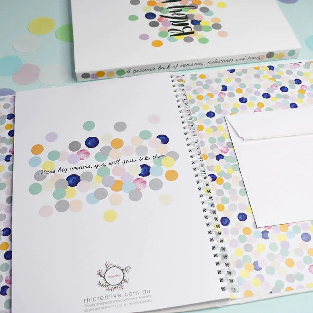 Rhicreative Baby Keepsake Book – ‘The Story of You’ Memory Journal