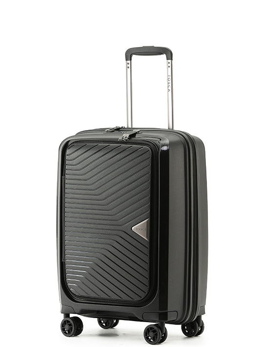 Space-X 25" Trolley Case Medium Suitcase - Black