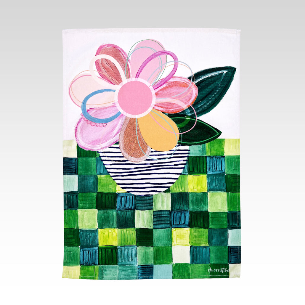TEATOWEL loopyflower