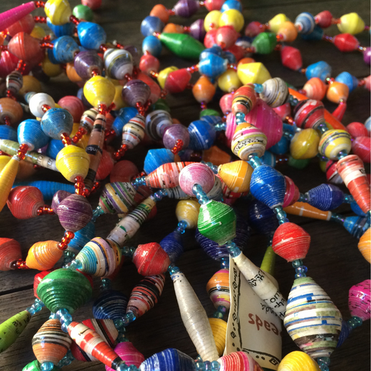 Afri Beads – Paper Bead Necklace