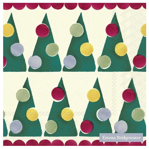 Christmas Paper Napkins – Colourful & Festive - Emma Bridgewater - Polka Trees