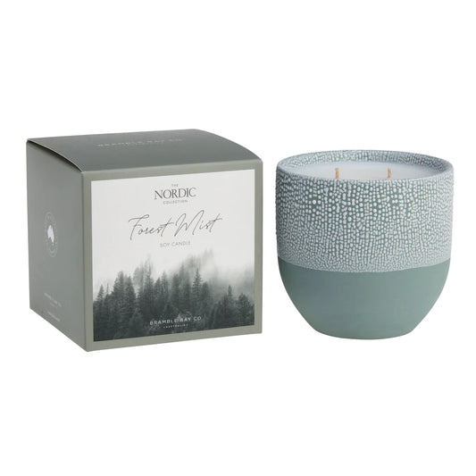 Nordic Ceramic Candles - Forest Mist