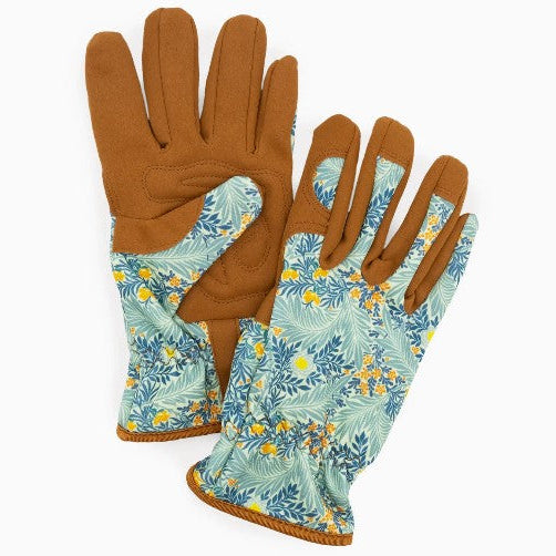 William Morris Gardening Gloves for Women – Stylish Garden Gloves - Larkspur