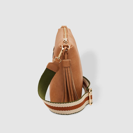 Louenhide Kasey Stripe Crossbody Bag - Tan