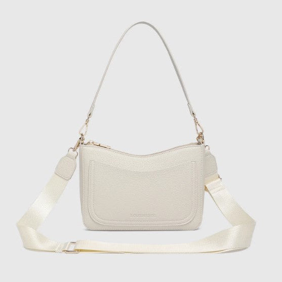 Louenhide Linda Almond Crossbody Bag – Vegan Leather Everyday Bag