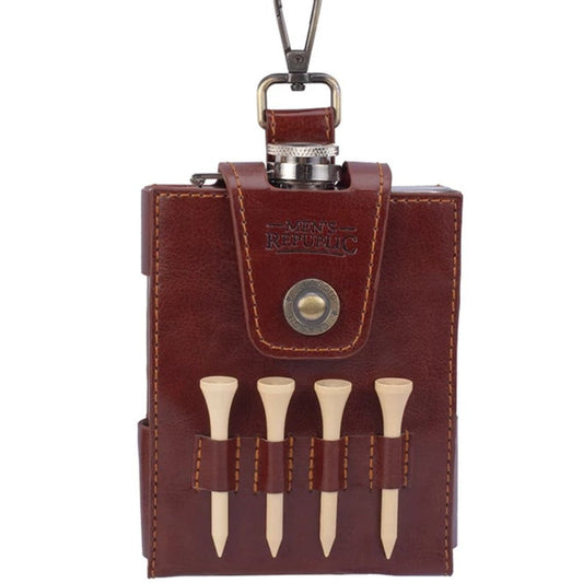 Golfers Luxury Hip Flask Set