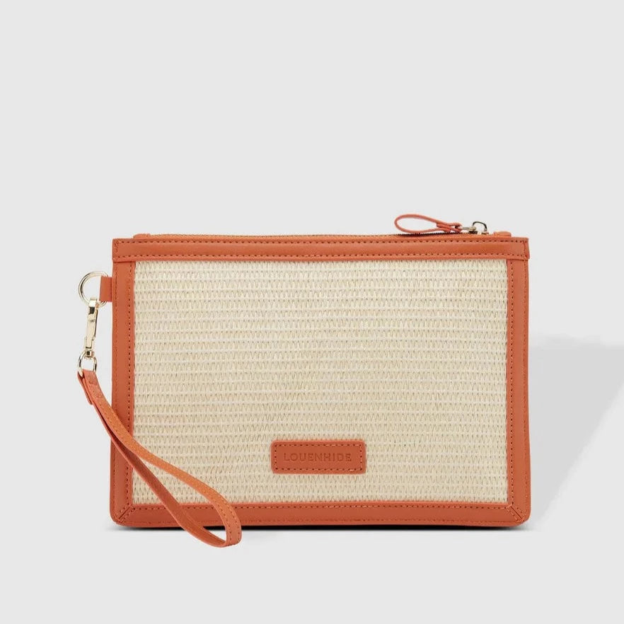 Olina Natural Textured Clutch - Louenhide