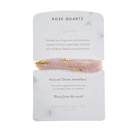 rosequartzwrapbracelet