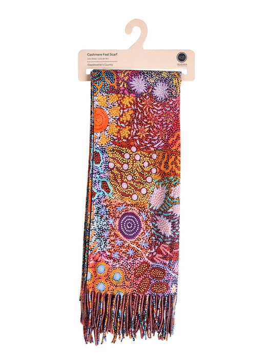 Aboriginal Grandmother's Country Design Scarf