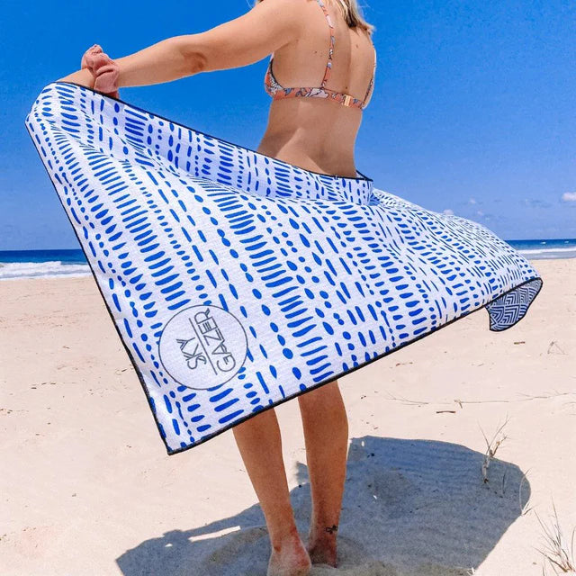 Sky Gazer - Sand Free Beach Towel - The Manly - Large