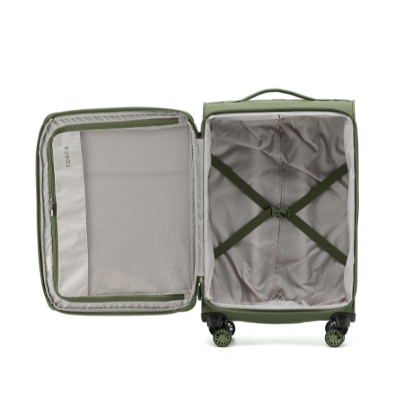 So Lite Medium Soft Trolley Case Khaki.