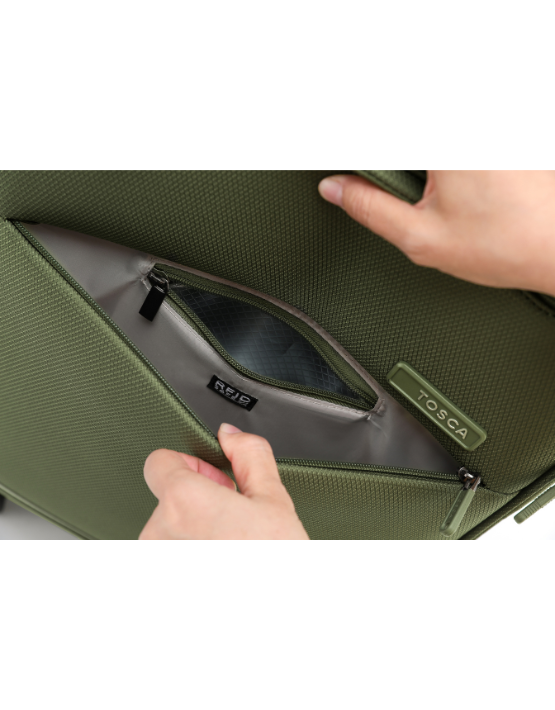 So Lite Medium Soft Trolley Case Khaki.
