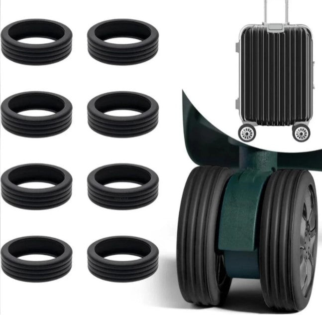 Durable Silicone Luggage Wheel Covers – Protect & Extend Wheel Life