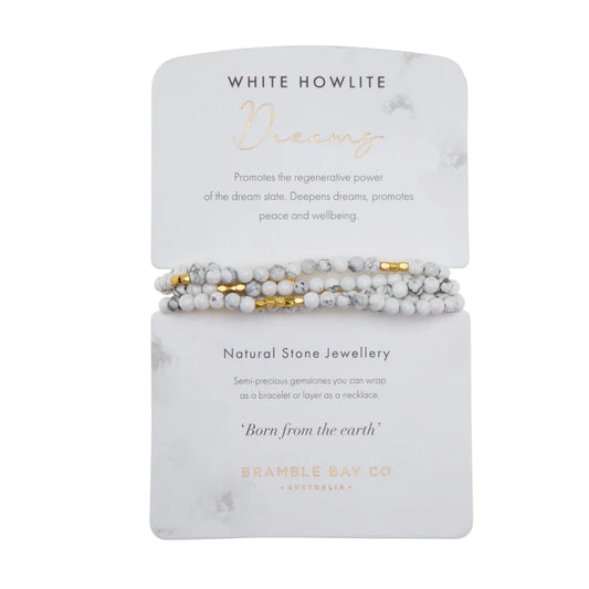 whitehowlitewrapbracelet