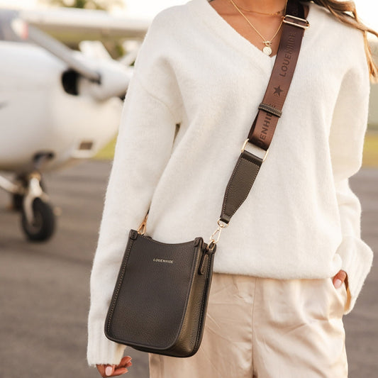 Louenhide Parker Chocolate Phone Crossbody Bag