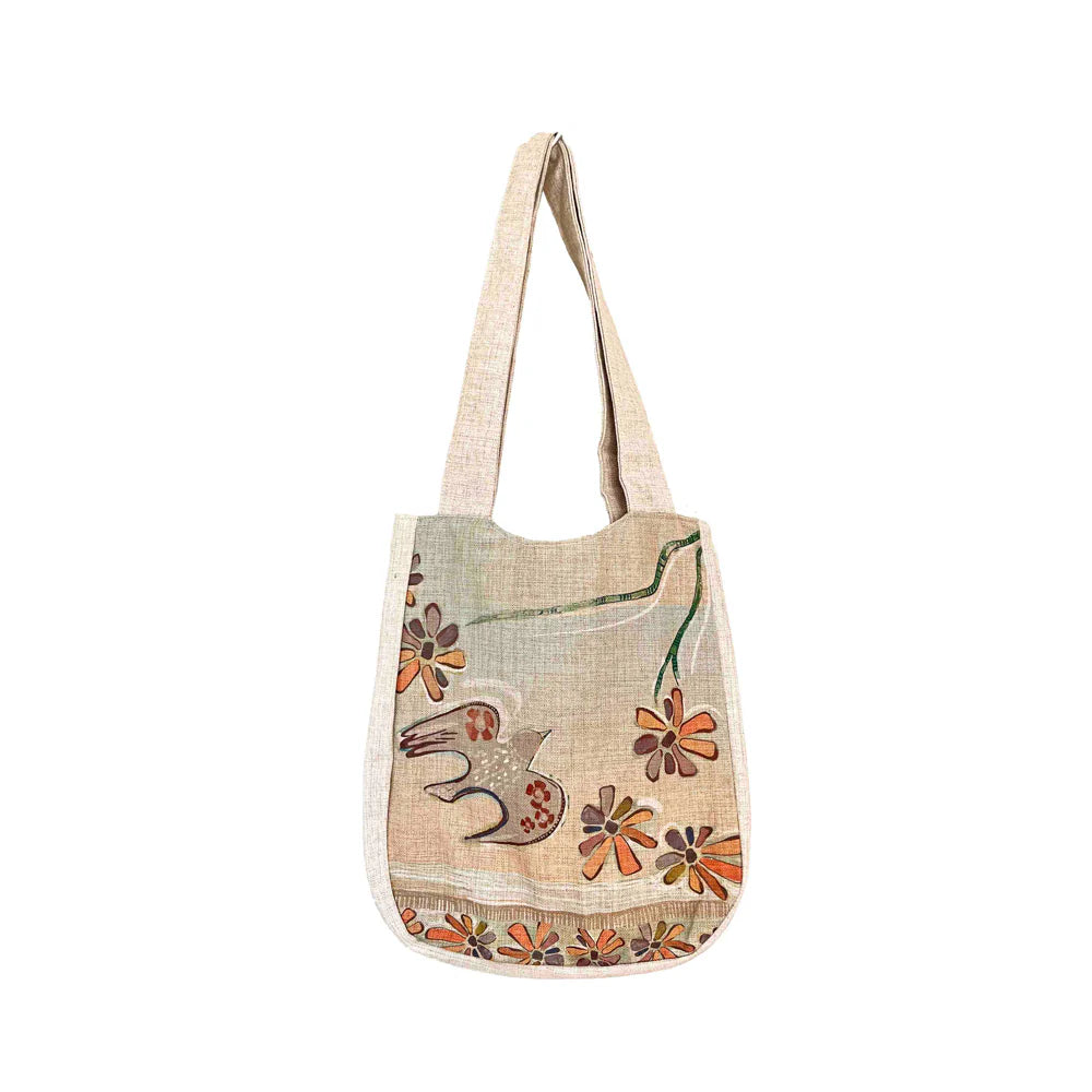 Rancho Double Strap Shoulder Bag with Original Artwork and Durable, Washable Design."