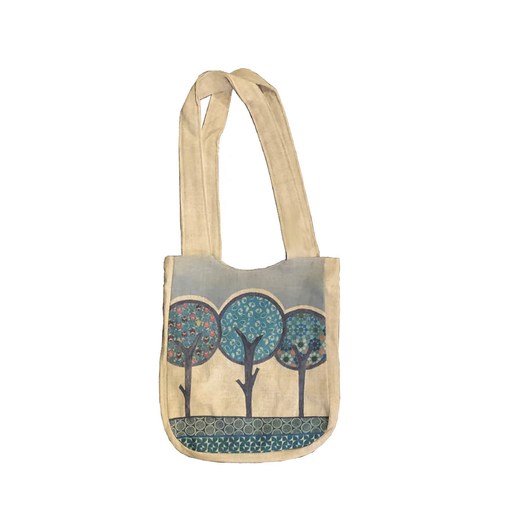 Rancho Double Strap Shoulder Bag with Original Artwork and Durable, Washable Design."