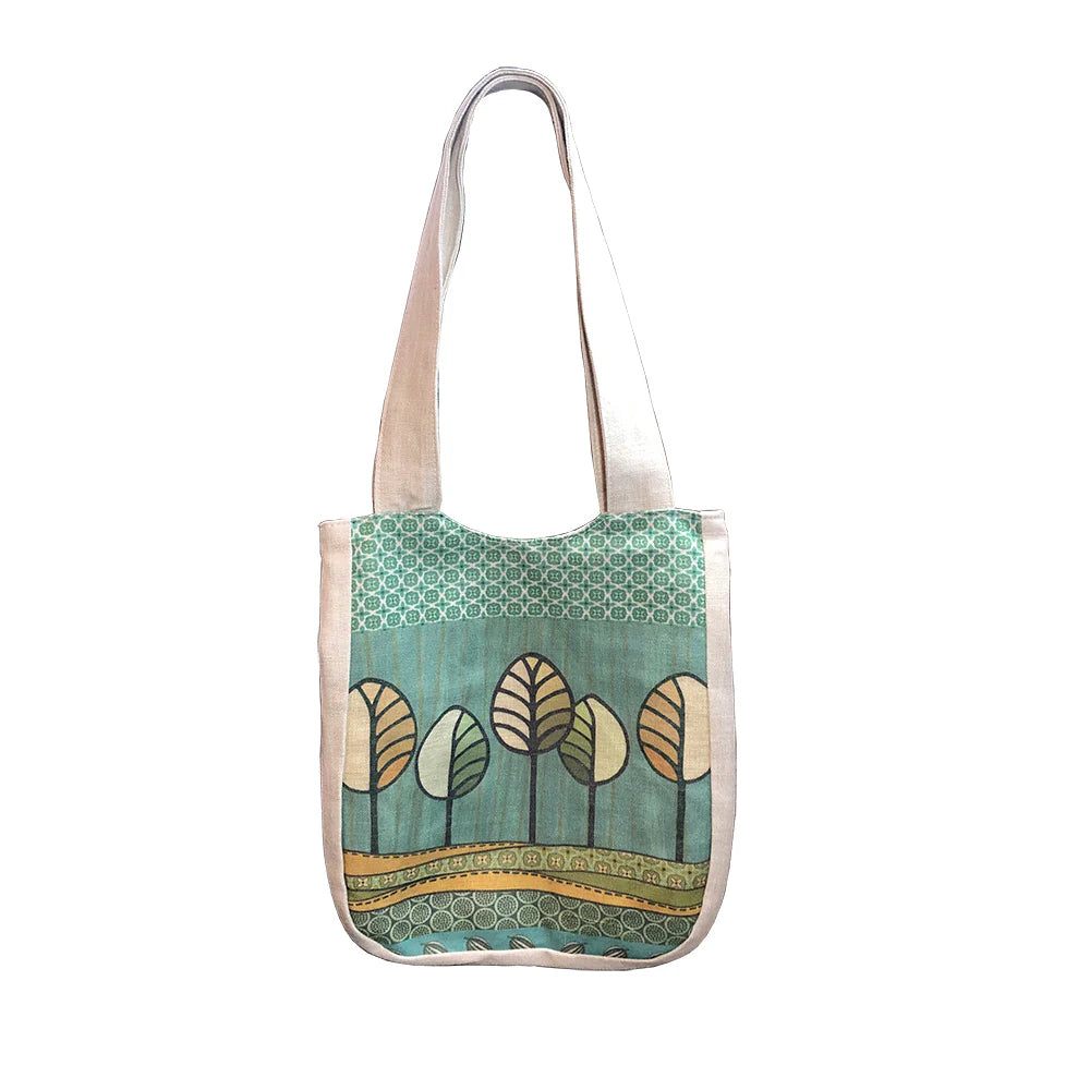 Rancho Double Strap Shoulder Bag - Trees