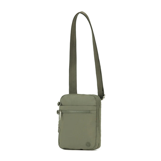 Anti-Theft Cross Body Shoulder Bag - Khaki
