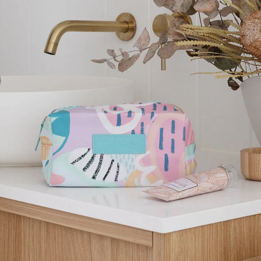 Mindful Marlo Box Makeup Toiletry Bag - Haven