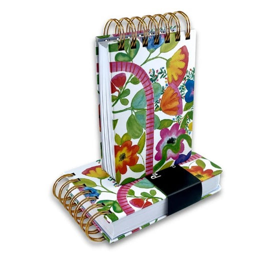 Gold Spiral Notebook A6 – Pathways by Kim Miatke