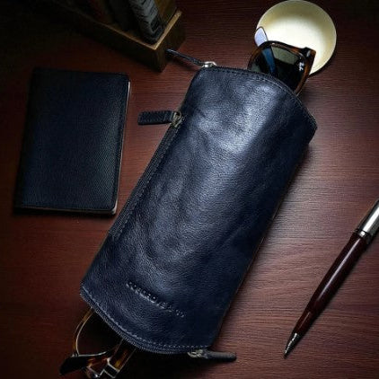 Cosgrove Double Glasses Case – Leather Travel Eyewear Holder