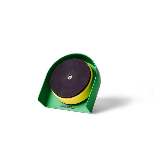 Colourful metal kitchen timer with magnetic back by Dusen Dusen