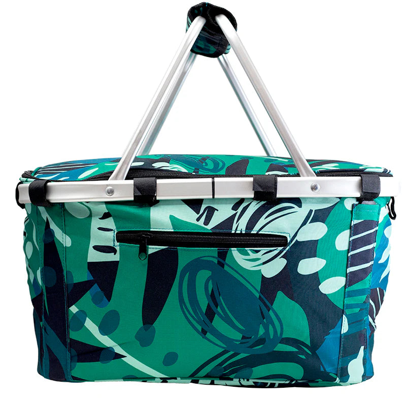 Riley Burnett Collapsible Picnic Basket - Fully Insulated and Lightweight."