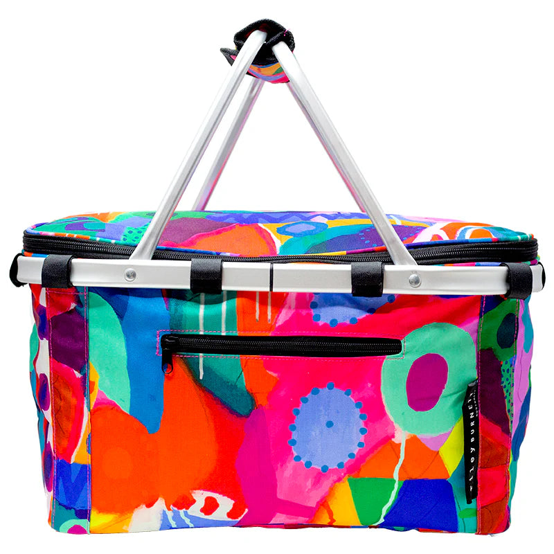 Riley Burnett Collapsible Picnic Basket - Fully Insulated and Lightweight."