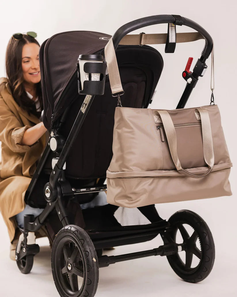 Louenhide Madden Baby bag on pram.