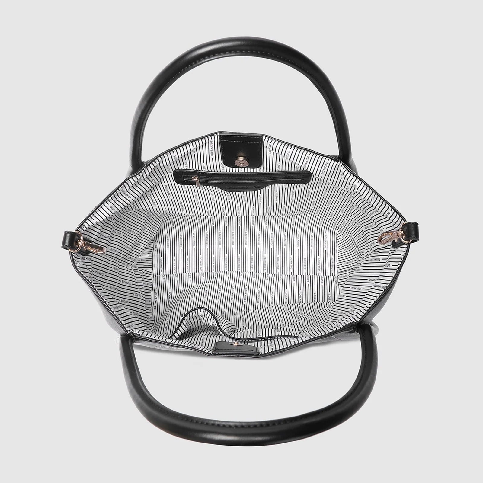 Louenhide Sutton Shoulder Bag Black interior view
