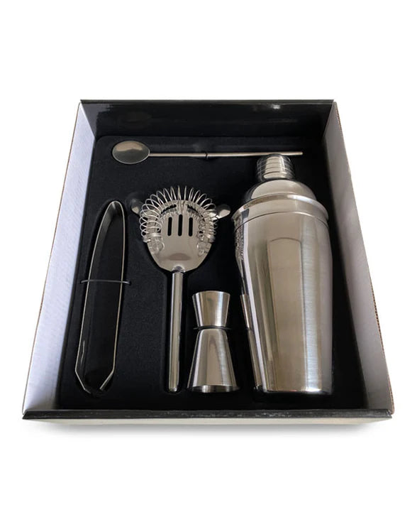 Men's Republic 5-Piece Cocktail &amp; Bar Set – The Ultimate Home Bar Essential