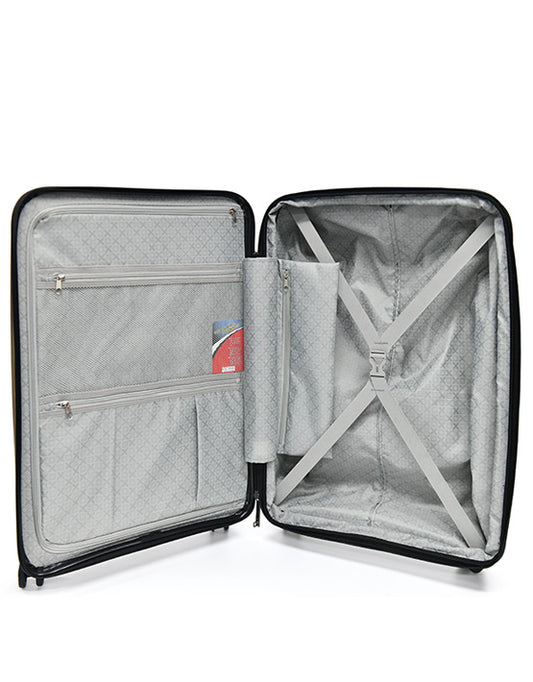 Space-X 25" Trolley Case Medium Suitcase - Black