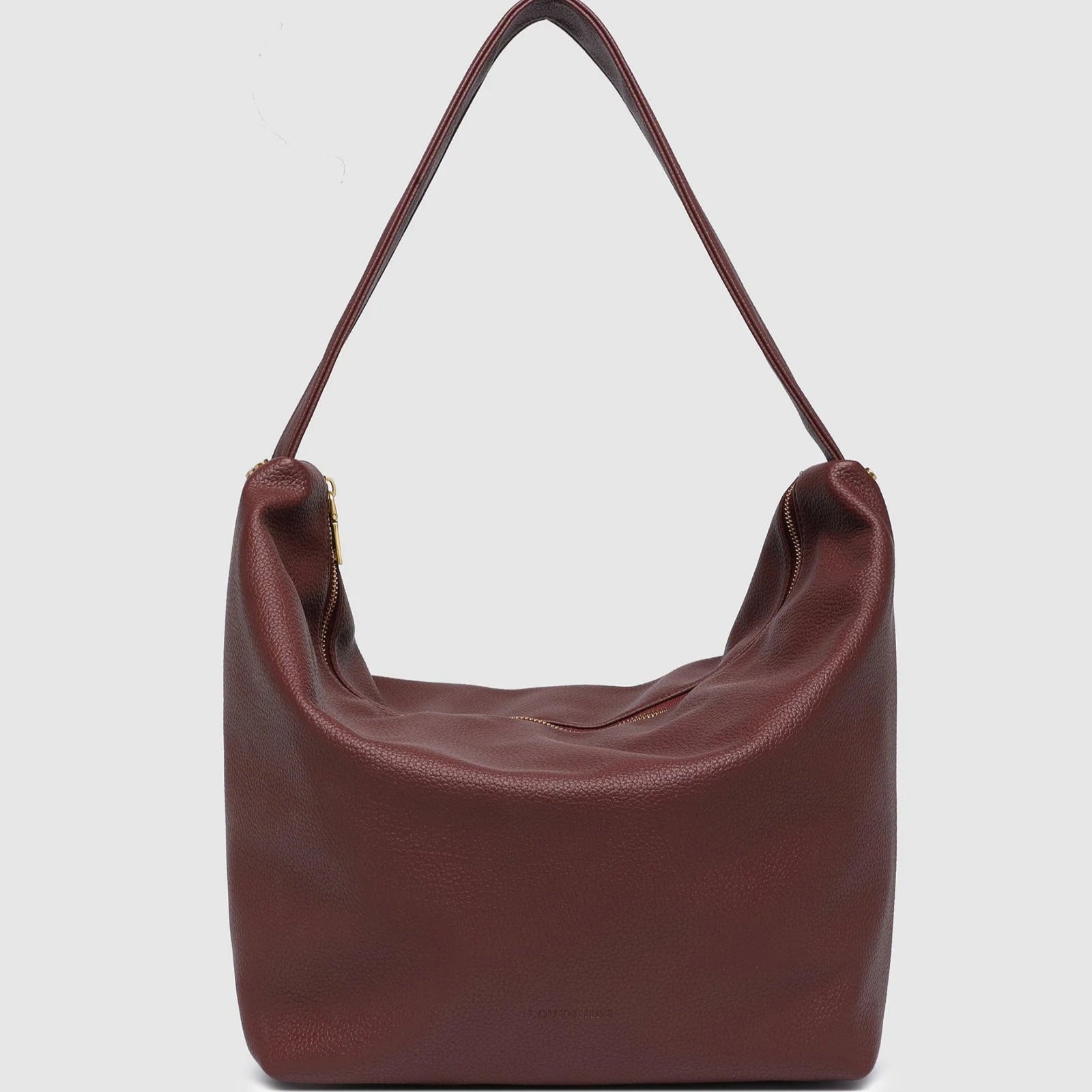 Morgan Burgundy Shoulder Bag by Louenhide, versatile crossbody and shoulder bag for everyday wear