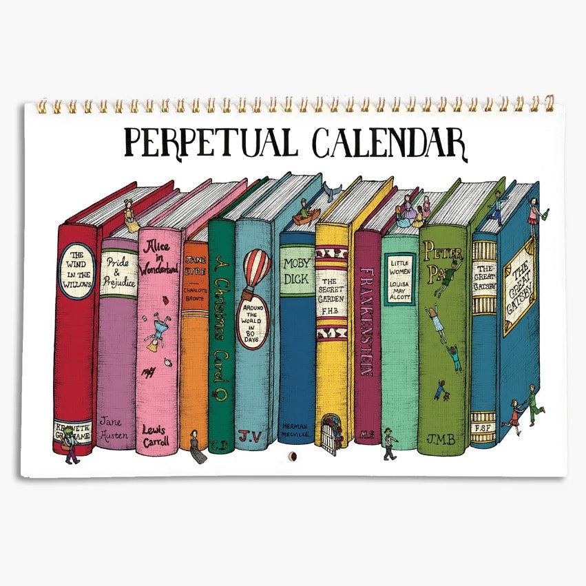 Book Themed Perpetual Birthday Calendar | Emily May