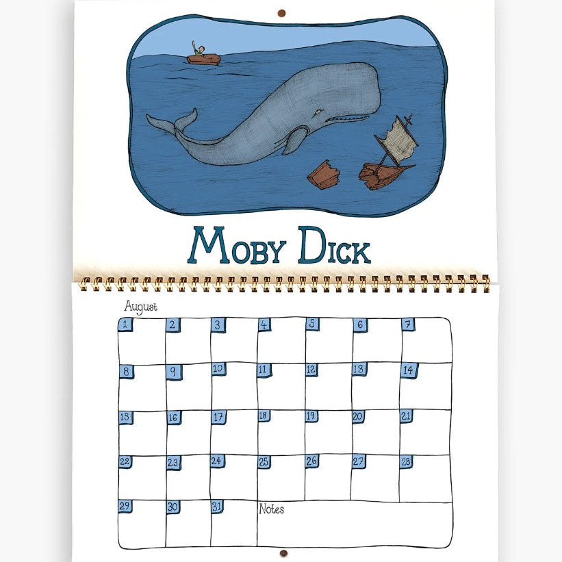 Book Themed Perpetual Birthday Calendar | Emily May
