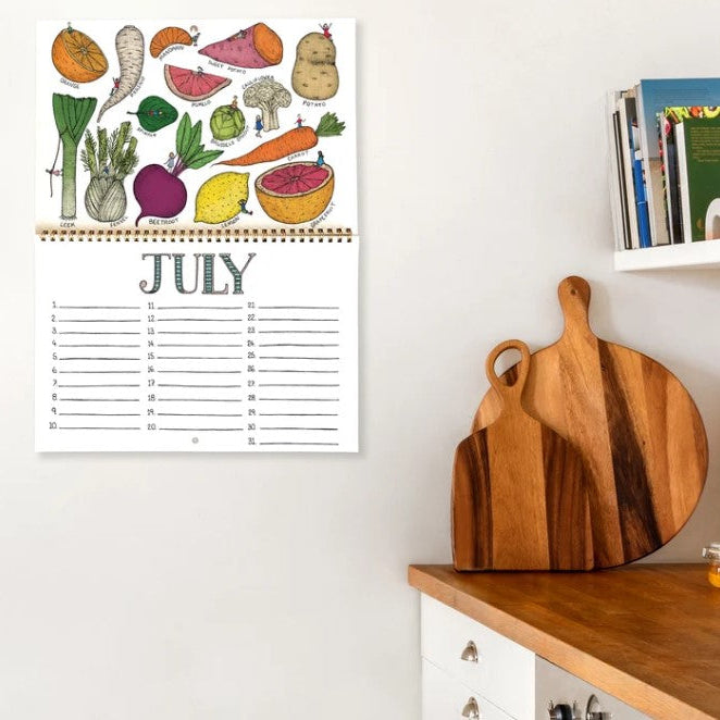 Australian Seasonal Fruit & Vegetable Perpetual Calendar | Emily May