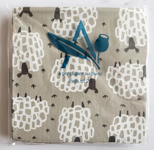 Paper Napkins grey sheep