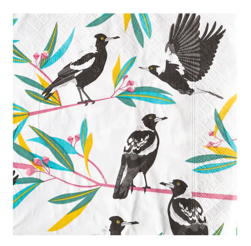 Paper Napkins - Magpies