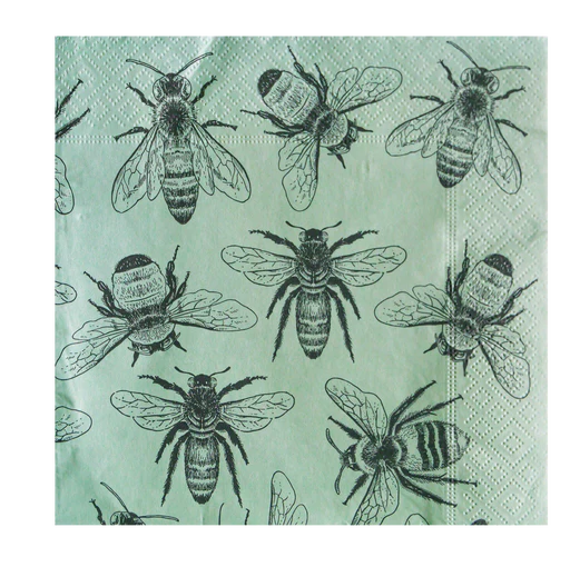 paper napkins bees